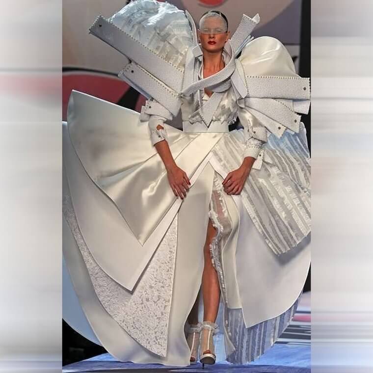 If the Words "too Much" Were a Wedding Dress
